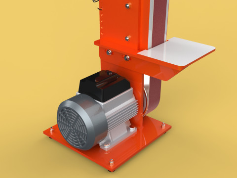 BELT SANDER GRINDER ABRASIVE POLISHER EDGES SHARPENER 3D 모델