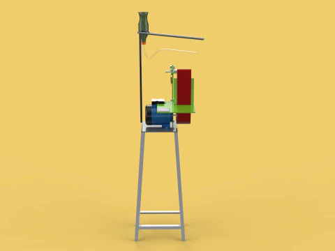 BELT GRINDER ABRASIVE SANDER POLISHER EDGES SHARPENER 3D Model