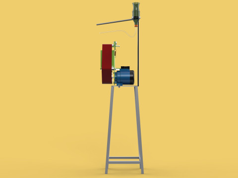 BELT GRINDER ABRASIVE SANDER POLISHER EDGES SHARPENER 3D मॉडल