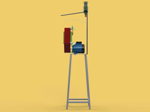 BELT GRINDER ABRASIVE SANDER POLISHER EDGES SHARPENER 3D Model