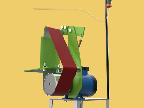 BELT GRINDER ABRASIVE SANDER POLISHER EDGES SHARPENER 3D Model