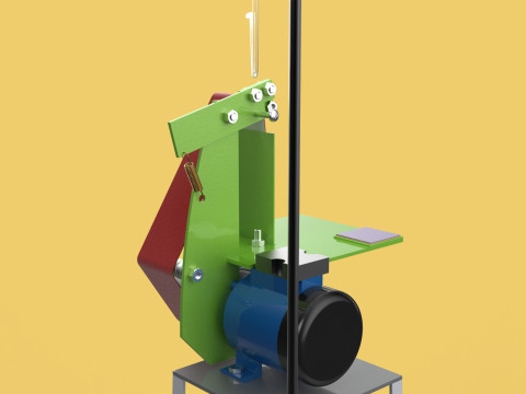 BELT GRINDER ABRASIVE SANDER POLISHER EDGES SHARPENER 3D मॉडल