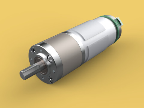 MOTOR GEAR PLANETARY DC ELECTRIC GEARED TORQUE 3D Model