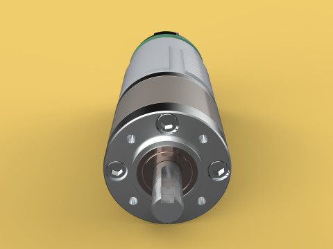 MOTOR GEAR PLANETARY DC ELECTRIC GEARED TORQUE Modello 3D