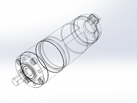 MOTOR GEAR PLANETARY DC ELECTRIC GEARED TORQUE Modello 3D