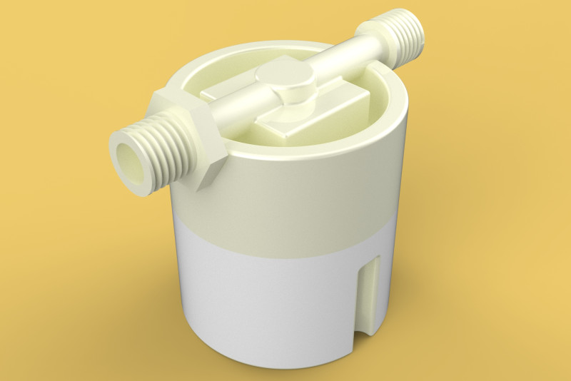 AUTOMATIC WATER LEVEL CONTROL VALVE FAUCET 3Dモデル .c4d .max .obj .3ds .fbx .stl .blend 