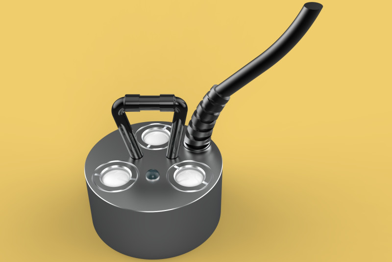 ULTRASONIC HUMIDIFIER FOGGER PIEZOELECTRIC FOG MIST NEBULIZER 3D Model .c4d .max .obj .3ds .fbx .stl .blend 