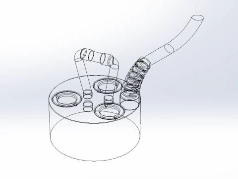 ULTRASONE BEVOCHTIGER FOGGER PIEZO-ELEKTRISCHE MISTMISTVERnevelaar 3D Model