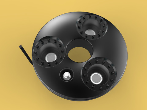 FLOATING MIST MAKER ULTRASONIC HUMIDIFIER FOGGER FOG BUBBLING 3D Model