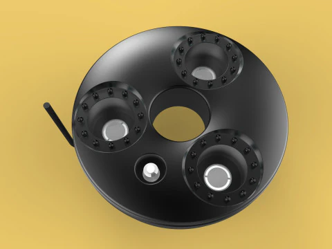 PŁYWAJĄCA MGŁA ULTRADŹWIĘKOWA NAWILŻACZ ZAMRAŻARKA MGŁA BUBBLOWANIE Model 3D