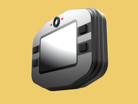 SPEEDOMETER DIGITAL MYCHRON 4 RACING LAP TIMER KART AIM 3D 모델