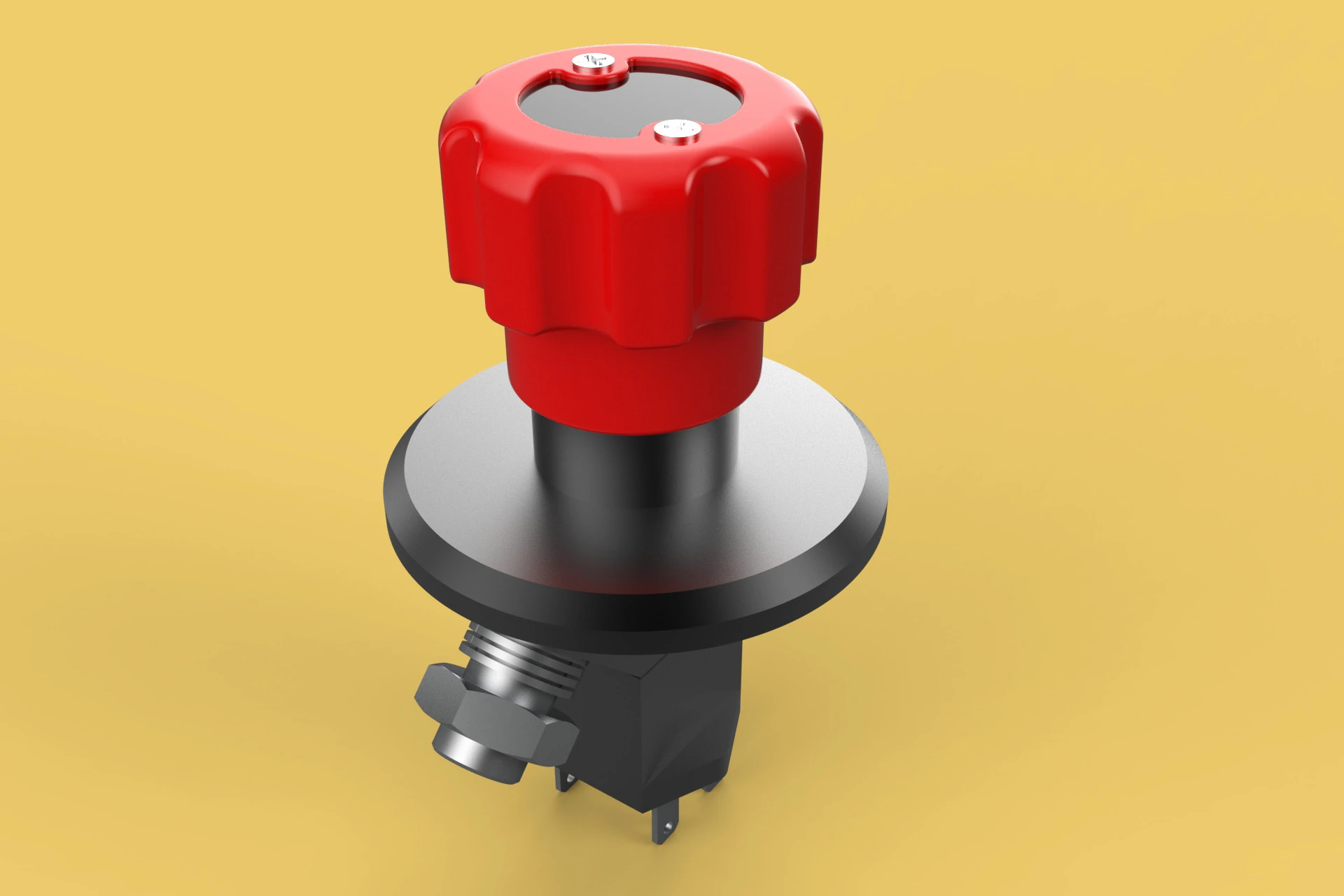EMERGENCY BUTTON DISCONNECT CUT OFF KILL SWITCH ALTERNATOR 3D Model .c4d .max .obj .3ds .fbx .stl .blend 