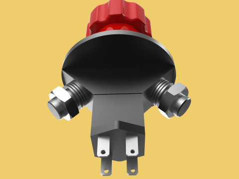 EMERGENCY BUTTON DISCONNECT CUT OFF KILL SWITCH ALTERNATOR 3D 模型