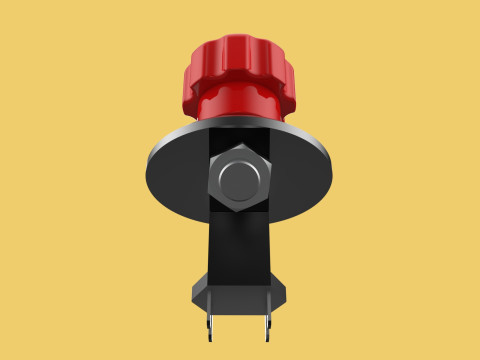 EMERGENCY BUTTON DISCONNECT CUT OFF KILL SWITCH ALTERNATOR 3D 模型