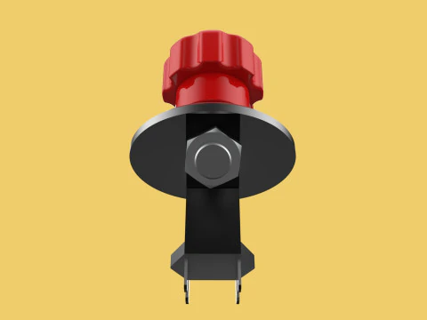 EMERGENCY BUTTON DISCONNECT CUT OFF KILL SWITCH ALTERNATOR 3D Model