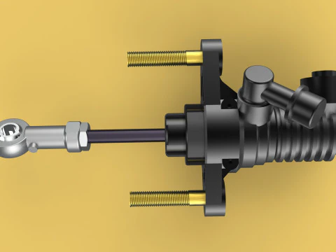 CLUTCH MASTER CYLINDER BRAKE 3D Model