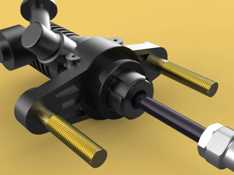 CLUTCH MASTER CYLINDER BRAKE 3D Model