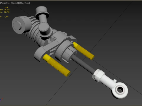 CLUTCH MASTER CYLINDER BRAKE 3D Model