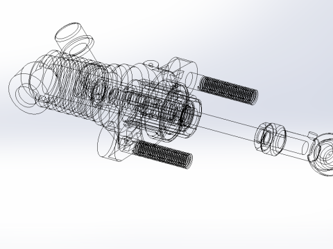 CLUTCH MASTER CYLINDER BRAKE 3Dモデル
