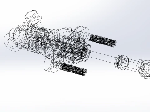 CLUTCH MASTER CYLINDER BRAKE 3D Model