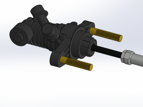 CLUTCH MASTER CYLINDER BRAKE 3Dモデル