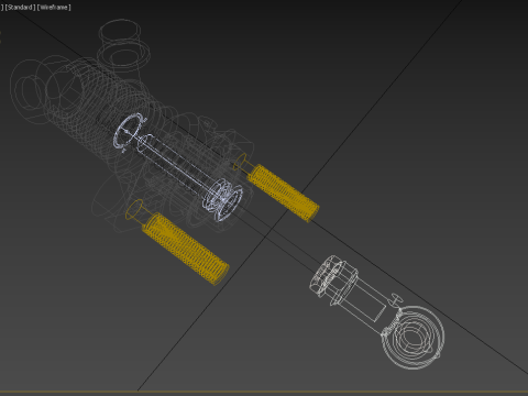 CLUTCH MASTER CYLINDER BRAKE 3Dモデル