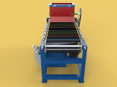 AUTOMATIC SCREW BOLT SORTING CONVEYOR MACHINE 3D मॉडल