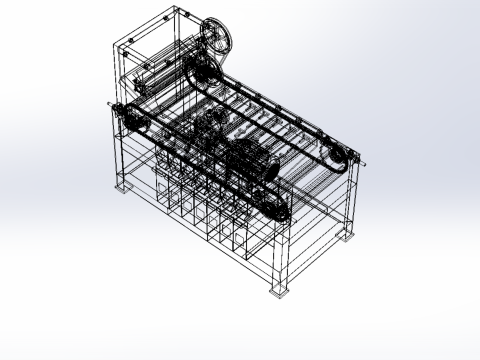 AUTOMATIC SCREW BOLT SORTING CONVEYOR MACHINE 3D मॉडल