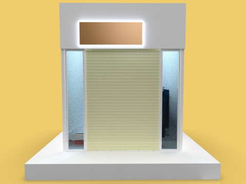 DRESS CLOTH SHOP STORE BOUTIQUE INTERIOR ROOM 3D 모델
