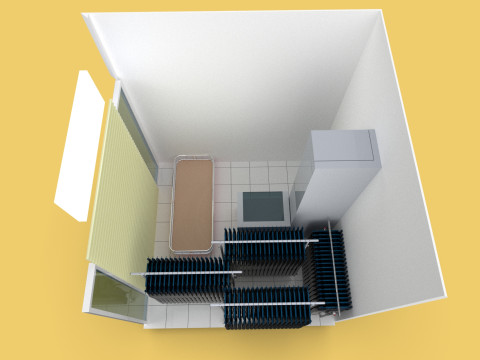 DRESS CLOTH SHOP STORE BOUTIQUE INTERIOR ROOM 3D 모델