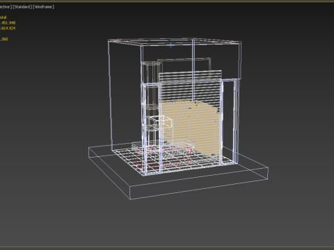 DRESS CLOTH SHOP STORE BOUTIQUE INTERIOR ROOM 3D 모델