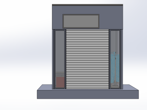 DRESS CLOTH SHOP STORE BOUTIQUE INTERIOR ROOM 3D 모델
