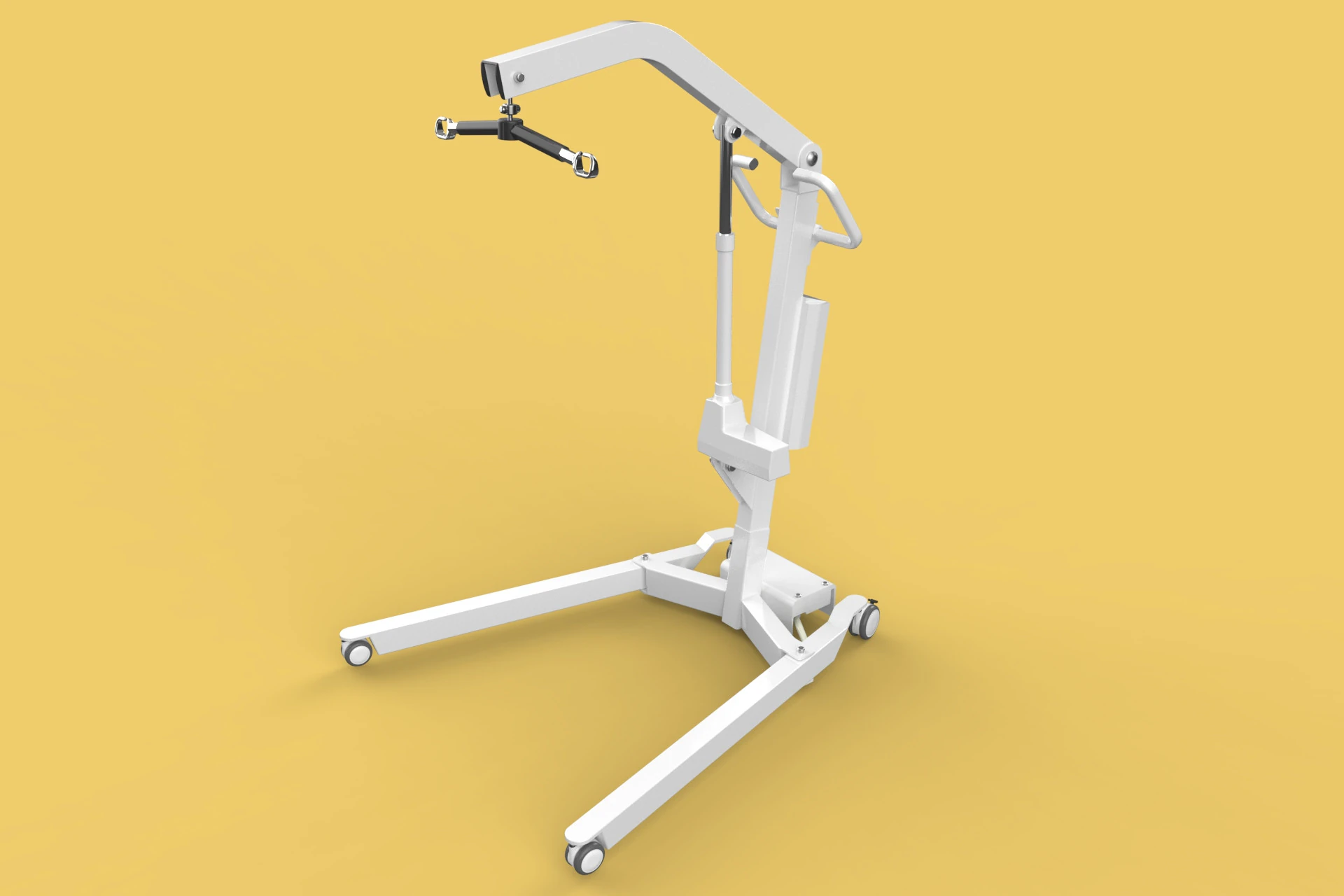 MOBILE FLOOR PATIENT LIFTER HOIST AGED CARE HOSPITAL DISABILITY 3D Model .c4d .max .obj .3ds .fbx .stl .blend