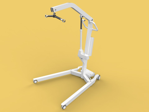 MOBILE FLOOR PATIENT LIFTER HOIST AGED CARE HOSPITAL DISABILITY Modelo 3D
