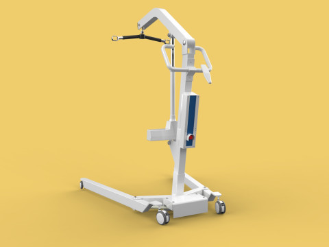 MOBILE FLOOR PATIENT LIFTER HOIST AGED CARE HOSPITAL DISABILITY 3D Model