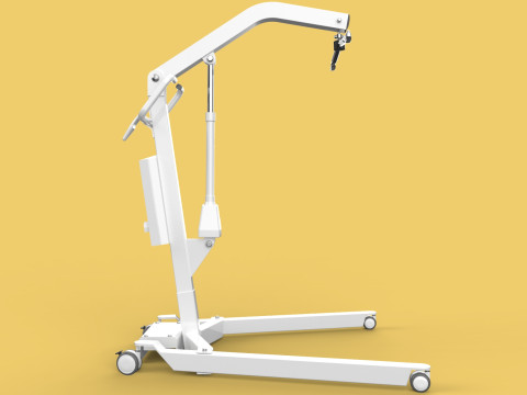 MOBILE FLOOR PATIENT LIFTER HOIST AGED CARE HOSPITAL DISABILITY 3D Model