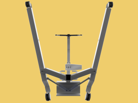MOBILE FLOOR PATIENT LIFTER HOIST AGED CARE HOSPITAL DISABILITY 3D Model