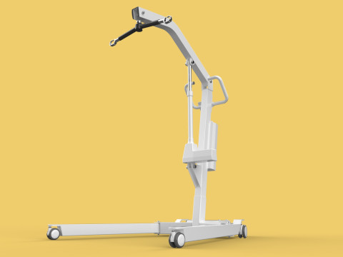 MOBILE FLOOR PATIENT LIFTER HOIST AGED CARE HOSPITAL DISABILITY 3D Model