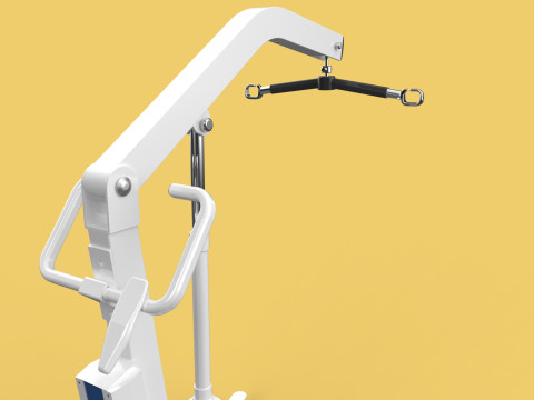 MOBILE FLOOR PATIENT LIFTER HOIST AGED CARE HOSPITAL DISABILITY 3D Model