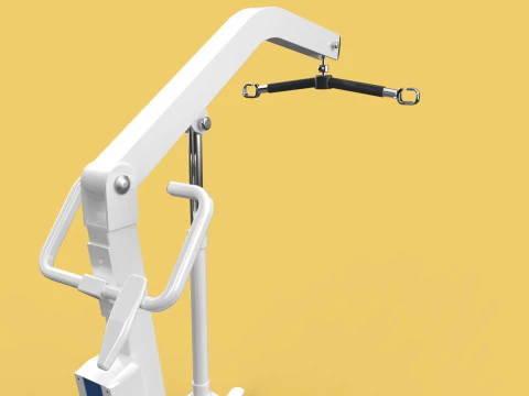 MOBILE FLOOR PATIENT LIFTER HOIST AGED CARE HOSPITAL DISABILITY 3D Model