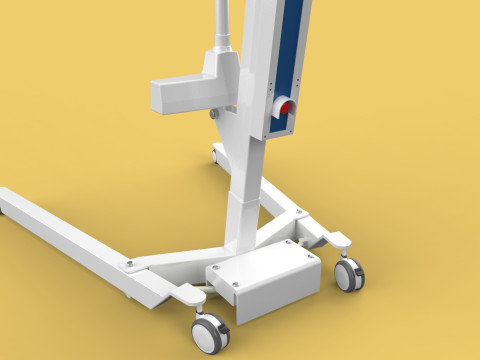 MOBILE FLOOR PATIENT LIFTER HOIST AGED CARE HOSPITAL DISABILITY 3D Model