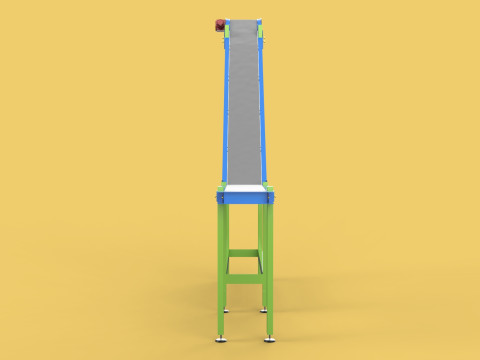 CARRIER BELT CONVEYOR Z ELEVATOR Modelo 3D