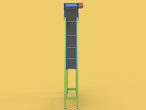 CARRIER BELT CONVEYOR Z ELEVATOR Modelo 3D