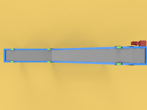 CARRIER BELT CONVEYOR Z ELEVATOR Modelo 3D