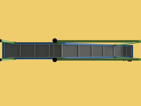 CARRIER BELT CONVEYOR Z ELEVATOR Modelo 3D