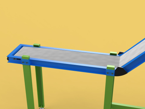 CARRIER BELT CONVEYOR Z ELEVATOR Modelo 3D