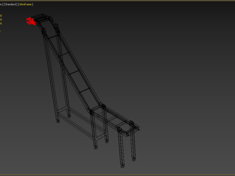 CARRIER BELT CONVEYOR Z ELEVATOR Modelo 3D