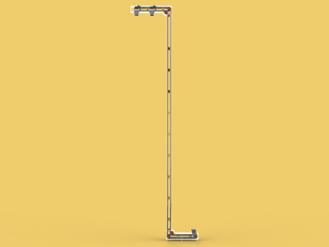 ELEVATOR Z BUCKET CHAIN CONVEYOR LIFT VERTICAL Modèle 3D
