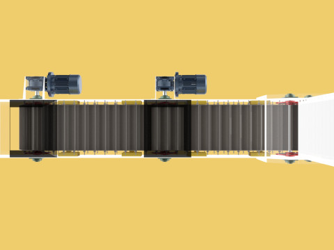 ELEVATOR Z BUCKET CHAIN CONVEYOR LIFT VERTICAL Modèle 3D