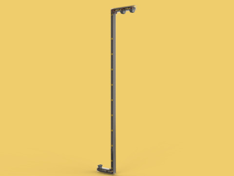 ELEVATOR Z BUCKET CHAIN CONVEYOR LIFT VERTICAL Modèle 3D